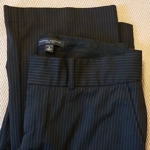Banana Republic Black Pinstripe Trousers